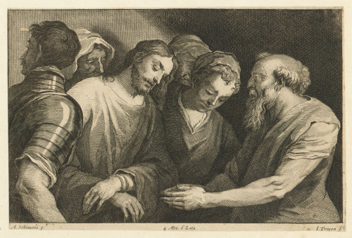[Krist pred Pilatom] / I. [Jan] van Troyen; [prema crtežu Daniela Teniersa].