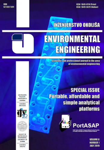 Inženjerstvo okoliša : scientific and professional journal in the area of environmental engineering : 6,1(2019) / glavni urednik, editor in chief Nikola Sakač.