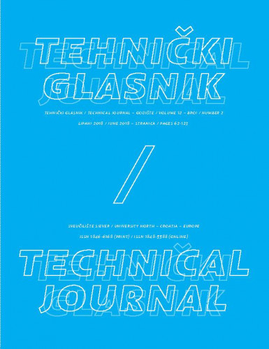 Tehnički glasnik : 12,2(2018) /glavni urednik, editor-in-chief Milan Kljajin.