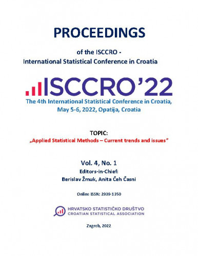 Proceedings of the ISCCRO - International Statistical Conference in Croatia : 4,1(2022) / chief editors Berislav Žmuk, Anita Čeh Časni.