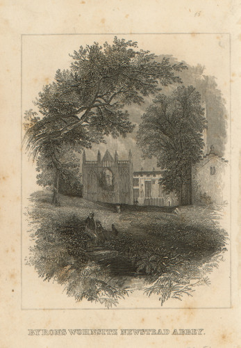 Byrons Wohnsitz Newstead Abbey.