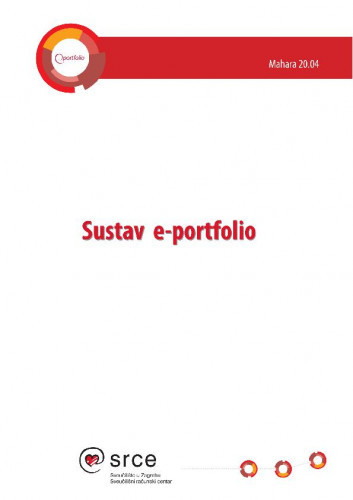 Sustav e-portfolio : Mahara 20.04 / Tea Čičko ... [et al.].