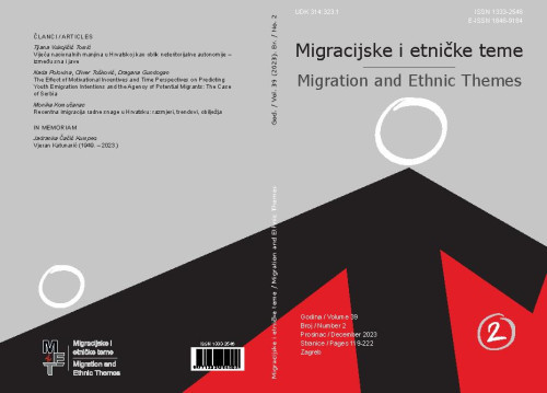 Migracijske i etničke teme : 39,2(2023)  / glavna urednica, editor-in-chief Margareta Gregurović