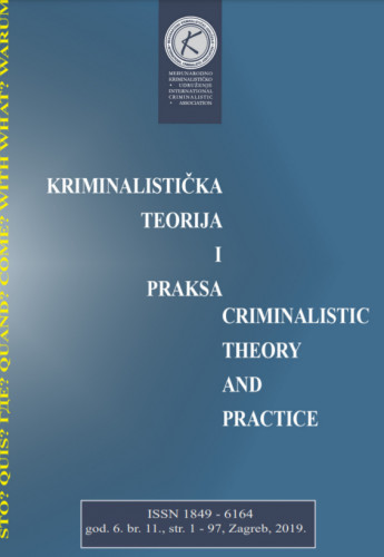 Kriminalistička teorija i praksa = Criminalistic theory and practice / urednik, editor Oliver Lajić.