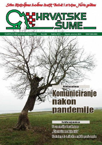 Hrvatske šume : časopis za popularizaciju šumarstva : 24,288(2020) / glavni urednik Goran Vincenc.
