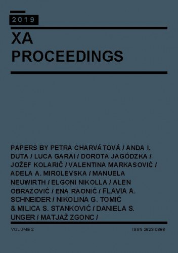 XA proceedings : 2(2019) / editors-in-chief Alen Obrazović, Mia Uremović.