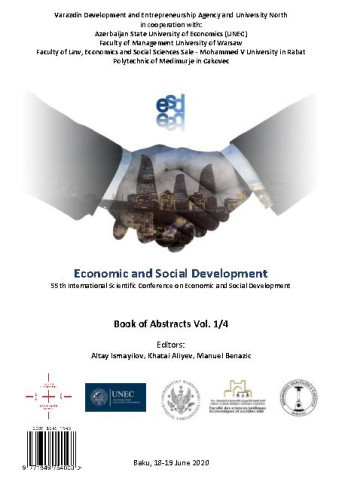 Economic and social development :  : book of abstracts : 55, 1/4 (2020) / ... International Scientific Conference