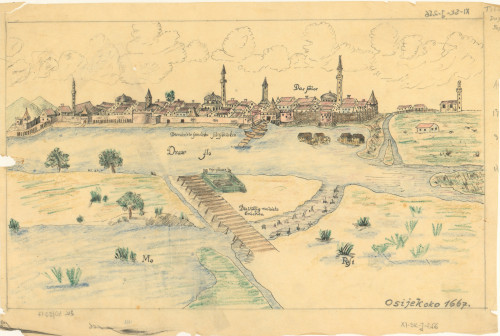 Osijek oko 1667.