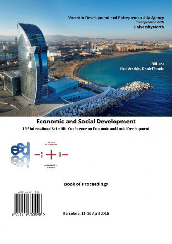 Economic and social development : book of proceedings : 13(2016) / ... International Scientific Conference on Economic and Social Development