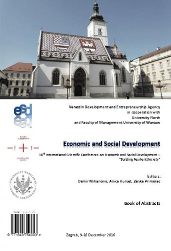 Economic and social development : book of abstracts : 18(2016) / ... International Scientific Conference