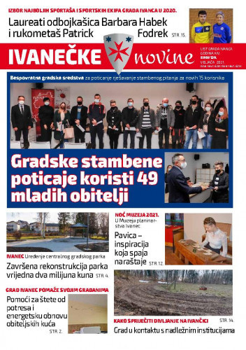 Ivanečke novine : list grada Ivanca : 14,139(2021) / glavna urednica Ljiljana Risek