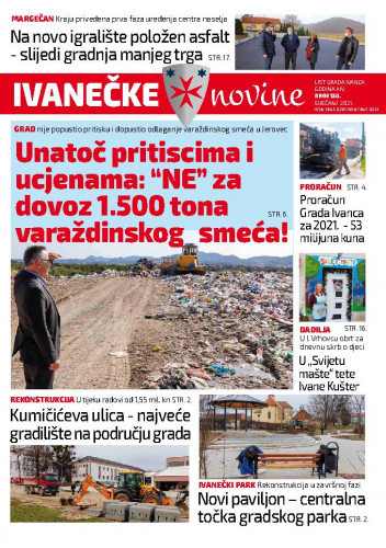 Ivanečke novine : list grada Ivanca : 14,138(2021) / glavna urednica Ljiljana Risek