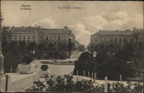 Zagreb (Croatie)   : Trg Franje Josipa.