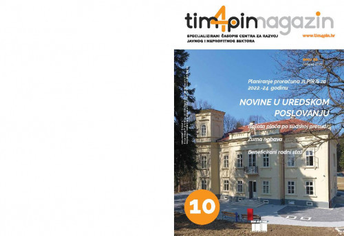 Tim4pin magazin   : specijalizirani časopis Centra za razvoj javnog i neprofitnog sektora : 10(2021)  / glavni urednik Davor Vašiček.