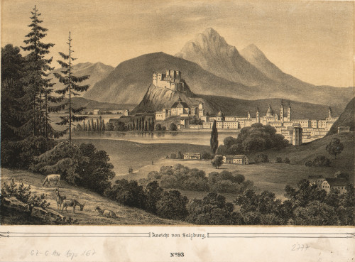 Ansicht von Salzburg.