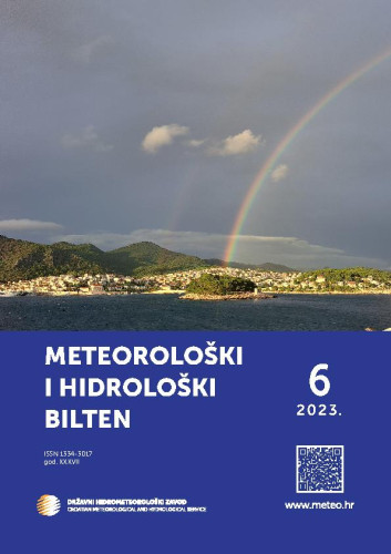 Meteorološki i hidrološki bilten : 37,6(2023)  / glavna i odgovorna urednica Branka Ivančan-Picek.