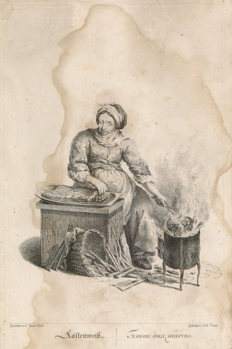 Kästenweib = Femme aux marons / Frid. [Friedrich August] Brand ; [prema Johannu Christianu Brandu].