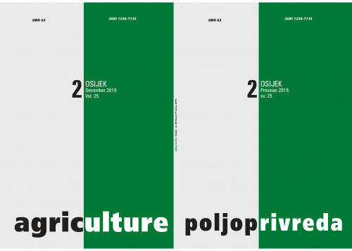 Poljoprivreda : 25,2(2019) / glavni i odgovorni urednik, editor-in-chief Manda Antunović.
