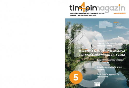 Tim4pin magazin   : specijalizirani časopis Centra za razvoj javnog i neprofitnog sektora : 5(2020)  / glavni urednik Davor Vašiček.