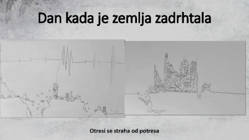 Dan kada je zemlja zadrhtala : otresi se straha od potresa / Magdalena Čolak, Jelena Karačić, Iva Tadić ; ilustracije Iva Sladović, Iva Tadić.