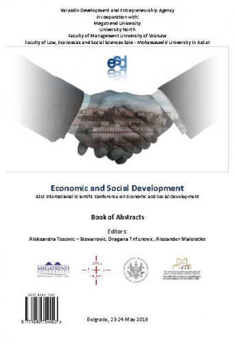Economic and social development : book of abstracts : 41(2019) / ... International Scientific Conference
