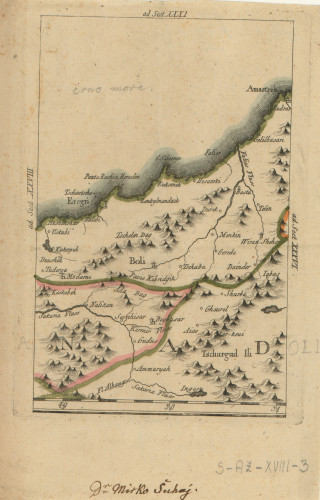 [Karta Turske - pokrajine Bolu i Düzce].