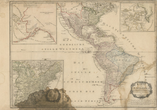 Karte von Amerika  : nach d'Anville und Pownall / neu verzeichnet und herausgegeben von Franz Joh. Jos. von Reilly ; gestochen von Kil. Ponheimer