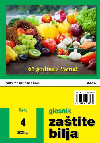 Glasnik zaštite bilja : 45,4(2021)   / glavni urednik Katarina Lučić.