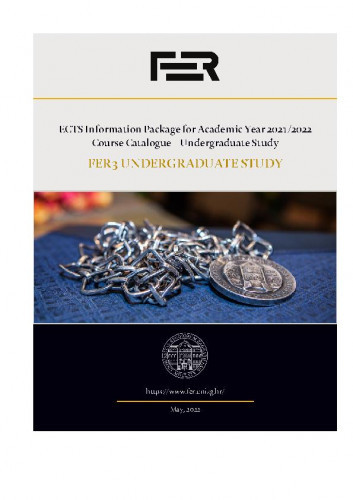 ECTS information package for academic year ... : course catalogue – undergraduate study : 2021/2022 : FER3 / editor Mihaela Vranić.