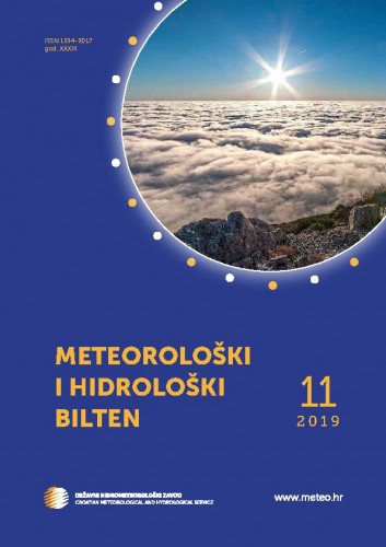 Meteorološki i hidrološki bilten : 33,11(2019) / glavna i odgovorna urednica Branka Ivančan-Picek.
