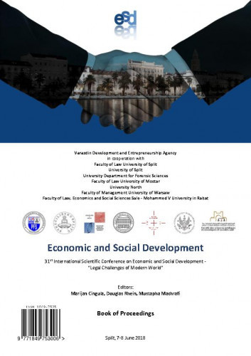 Economic and social development : book of proceedings : 31(2018) / ... International Scientific Conference on Economic and Social Development