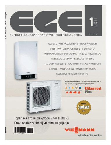 EGE  : energetika, gospodarstvo, ekologija, etika : 19,1(2019)  / glavni urednik Branko Iljaš.
