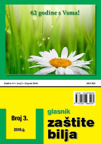 Glasnik zaštite bilja : 41,3(2018)   / glavni urednik Katarina Lučić.