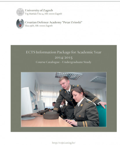 ECTS information package for academic year ... course catalogue – undergraduate study / editor Davor Petrinović.