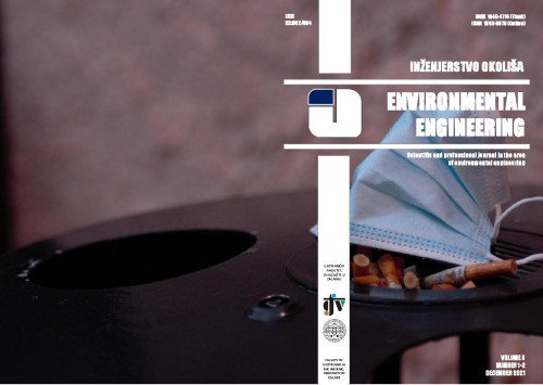 Inženjerstvo okoliša : scientific and professional journal in the area of environmental engineering : 8,1/2(2021) / editor in chief Aleksandra Anić Vučinić.