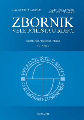 Zbornik Veleučilišta u Rijeci : 9,1(2021) / glavni i odgovorni urednik, editor-in-chief Saša Hirnig.