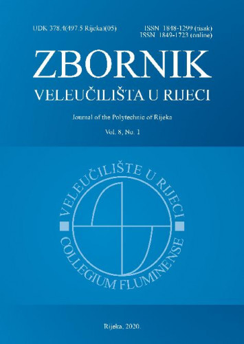 Zbornik Veleučilišta u Rijeci : 8,1(2020) / glavni i odgovorni urednik, editor-in-chief Saša Hirnig.
