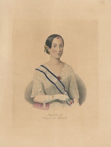 Isabelle II : Königin von Spanien.