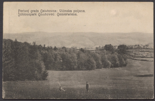 Perivoj grada Golubovca : Vilinska poljana = Schlosspark Golubovec : Geisterwiese