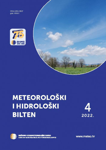 Meteorološki i hidrološki bilten : 36,4(2022) /  glavna i odgovorna urednica Branka Ivančan-Picek.