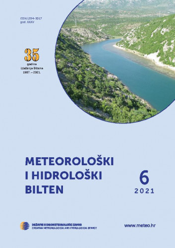 Meteorološki i hidrološki bilten : 35,6(2021) / glavna i odgovorna urednica Branka Ivančan-Picek.