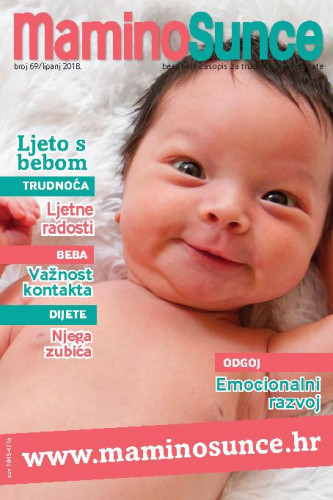 Mamino sunce: besplatni časopis za trudnice, mame i tate : 69(2018) / glavna urednica Andrea Hribar Livada.