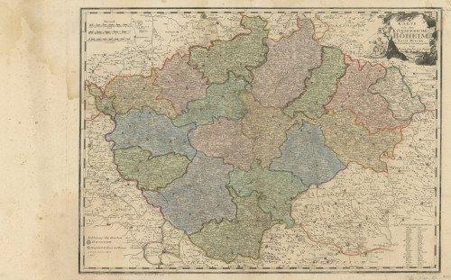 Karte von dem Königreiche Böheim  : nach Müller / neu verzeichnet und herausgegeben von Franz Joh. Jos. von Reilly ; gestochen von Kil. Ponheimer