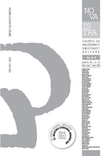 Nova Istra  : časopis za književnost, umjetnost, kulturu : 20,52,3/4(2015) / glavni i odgovorni urednik Boris Domagoj Biletić