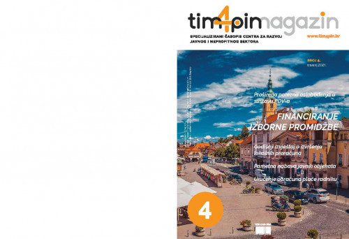 Tim4pin magazin   : specijalizirani časopis Centra za razvoj javnog i neprofitnog sektora : 4(2021)  / glavni urednik Davor Vašiček.