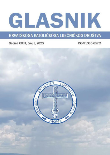 Glasnik Hrvatskoga katoličkoga liječničkog društva = Journal of the Croatian Catholic Medical Society  : 33,1(2023) / glavni i odgovorni urednik, editor in chief Rok Čivljak.