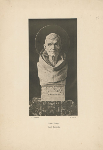 Robert Frangeš: Sveti Dominik  / Jos. [Joseph] Albert ; [prema fotografiji Vase Margetića].