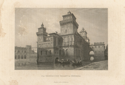 Der Päpstliche Palast in Ferrara.