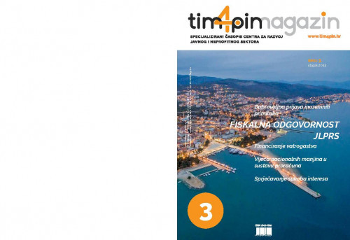 Tim4pin magazin   : specijalizirani časopis Centra za razvoj javnog i neprofitnog sektora : 3(2022)  / glavni urednik Davor Vašiček.