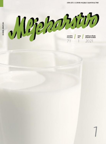 Mljekarstvo.com : časopis za unaprjeđenje proizvodnje i prerade mlijeka : 71,1(2021) / glavna i odgovorna urednica, editor in chief Rajka Božanić.
